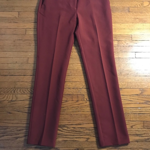 NWT Anne Klein Madder Brown Trouser Pants Sz 4 - Picture 3 of 11